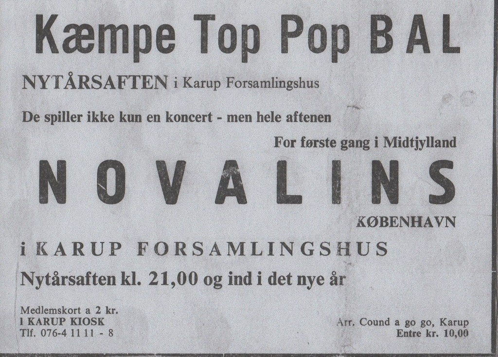 THE NOVALINS - KARUP FORSAMLINGSHUS